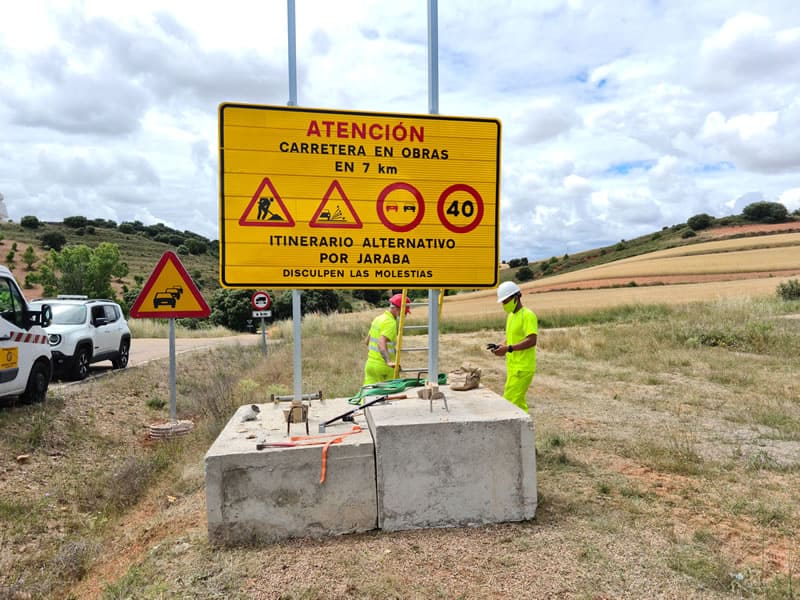 Trabajos de señalizacion